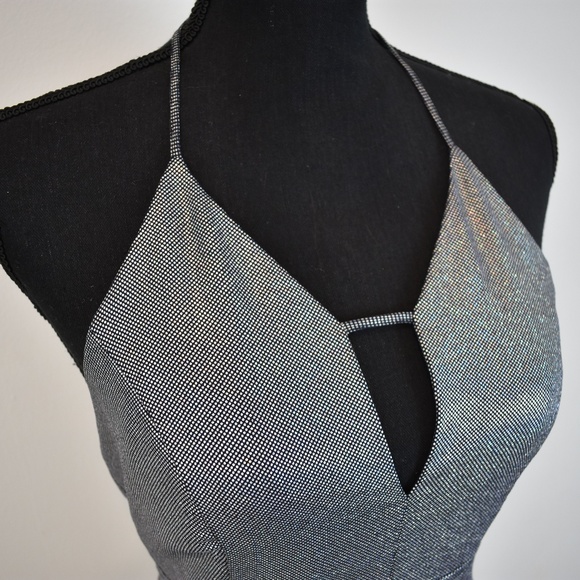 NWT Express Metallic Halter Top - Picture 1 of 7